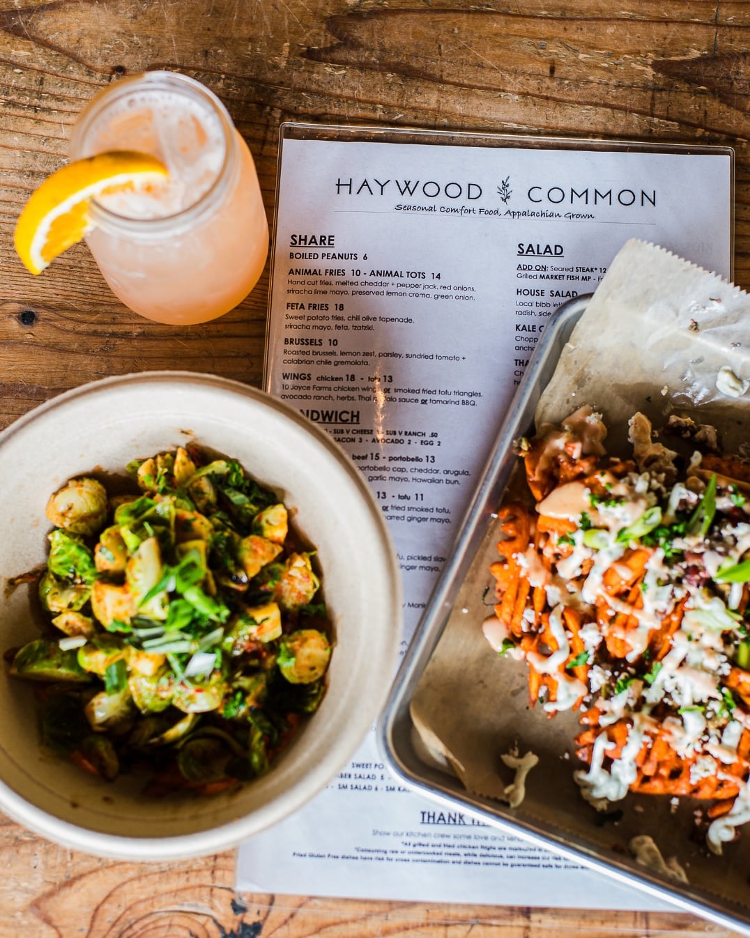 Seasonal comfort food from Haywood Common.