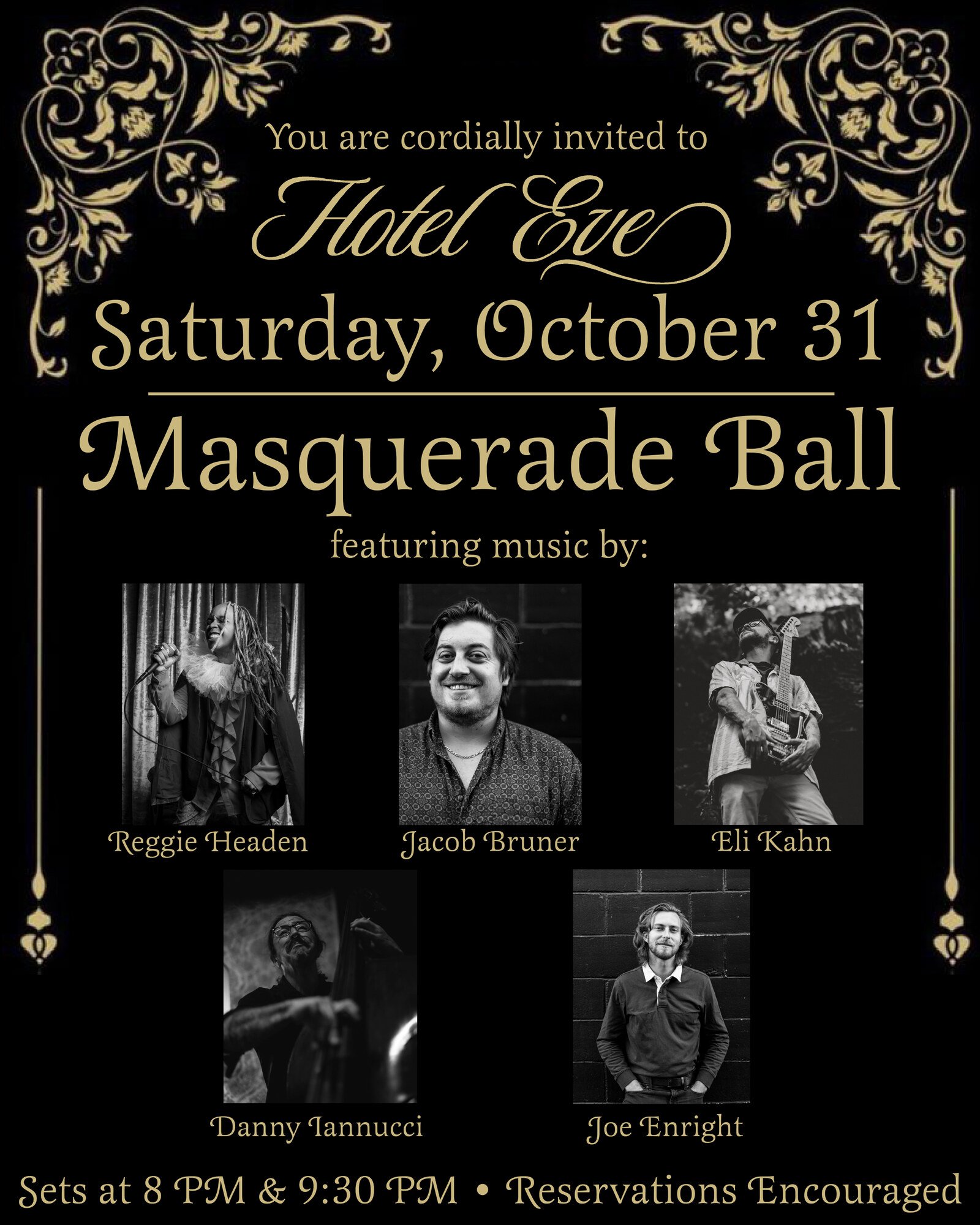 Reggie Headen Quintet: Halloween Masquerade Ball