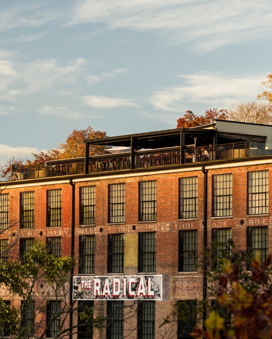 The Radical historic brick building with rooftop